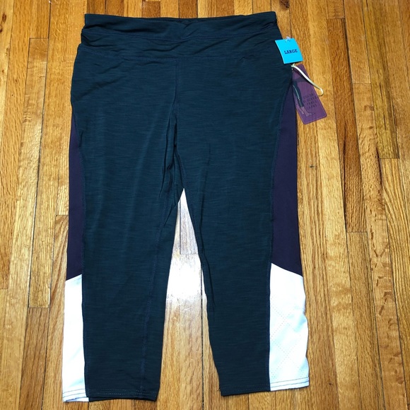 Tangerine Pants & Jumpsuits Nwt Tangerine Capri Leggings Breathable Mesh Large Poshmark